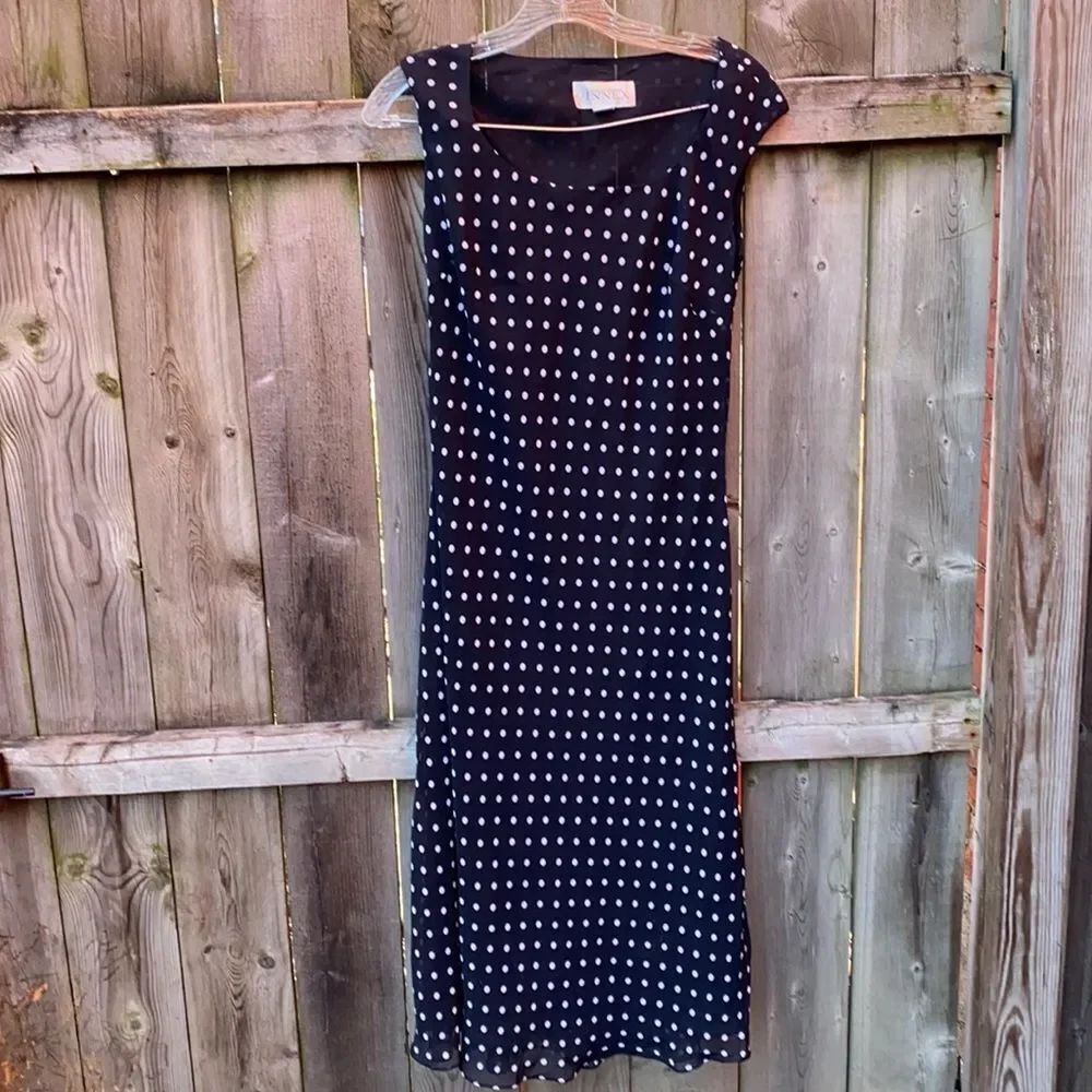 Casual corner lined polka dot dress sz. 4